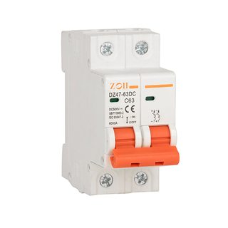 ZOII 2P DC MCB pour les systèmes solaires photovoltaïques